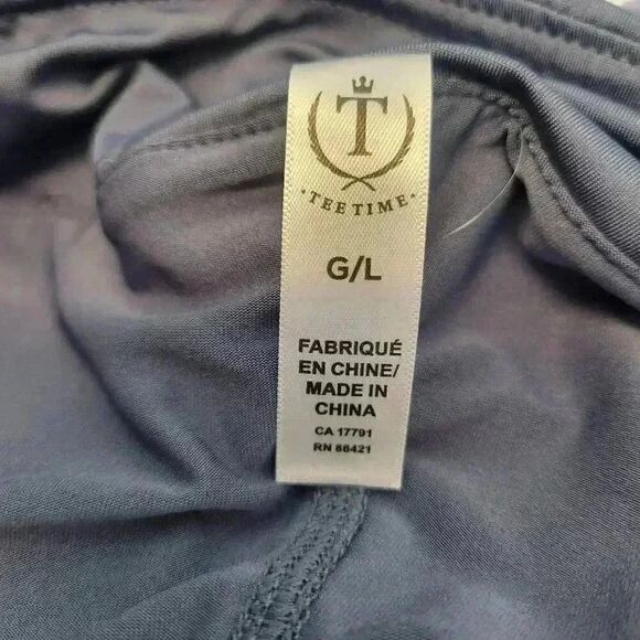 Tee Time Women's Gray Blue White Poly/Spandex Spring Morning Golf Tennis Skirt S - Picture 12 of 13